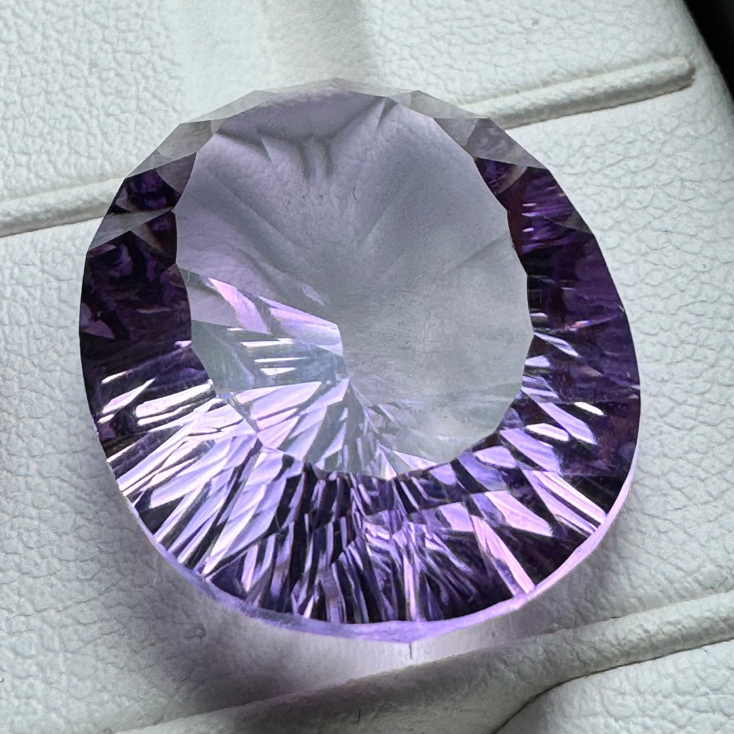 1 Piece Purple Amethyst Oval Cut Faceted Very Nice Selection Glittering