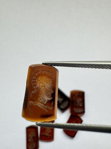Precise Handwork Engraving In The Carnelian