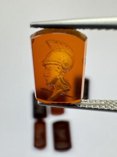 Precise Handwork Engraving In The Carnelian