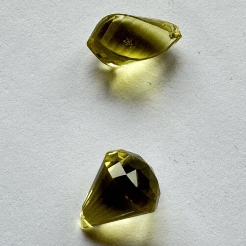 Beautiful Fancy Yellow Citrine In A Rare Cut With Inclusions