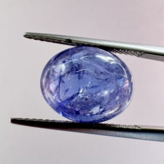 Clarity and Strength United In One Stone Tanzanite 12,24mm x 9,76mm 6.65cts