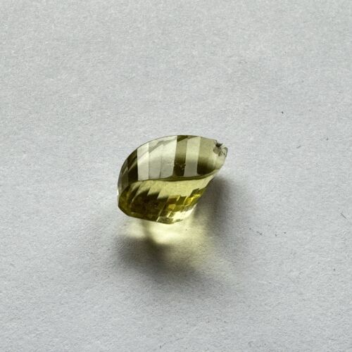 Beautiful Fancy Yellow Citrine In A Rare Cut With Inclusions