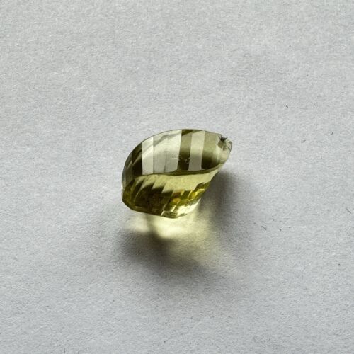 Beautiful Fancy Yellow Citrine In A Rare Cut With Inclusions