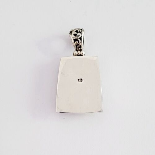 Pendant Made Of 925 Sterling Silver With Antique Design, A Rare Find, 30 x 29mm
