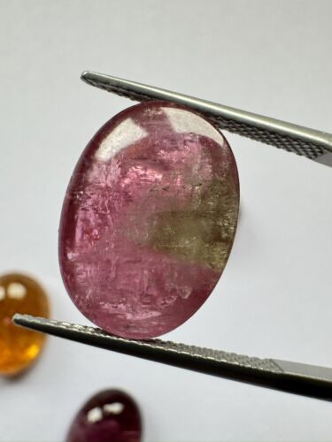 Wonderful Sunset Tourmaline Cabochon Oval 4 Pieces - 43,51 cts