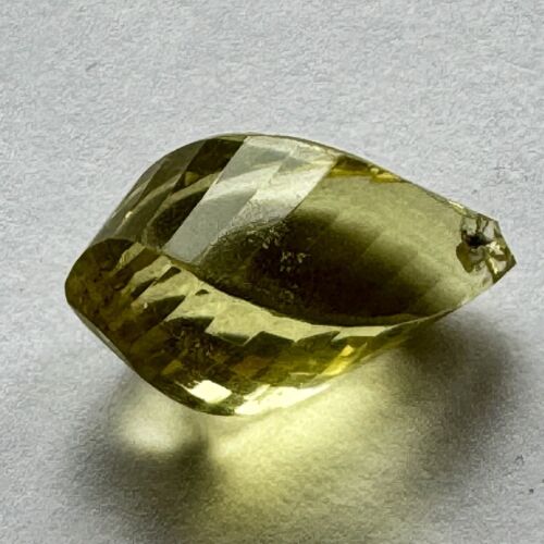 Beautiful Fancy Yellow Citrine In A Rare Cut With Inclusions
