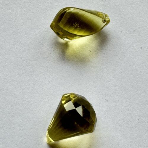Beautiful Fancy Yellow Citrine In A Rare Cut With Inclusions