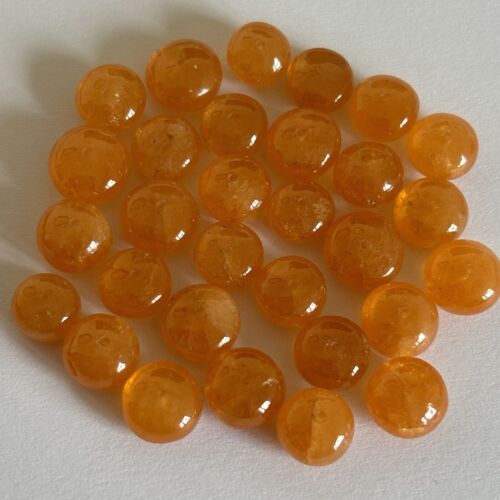 10 Pieces Beautiful Round Fantaorange Spessartin With Holes About 6-7mm