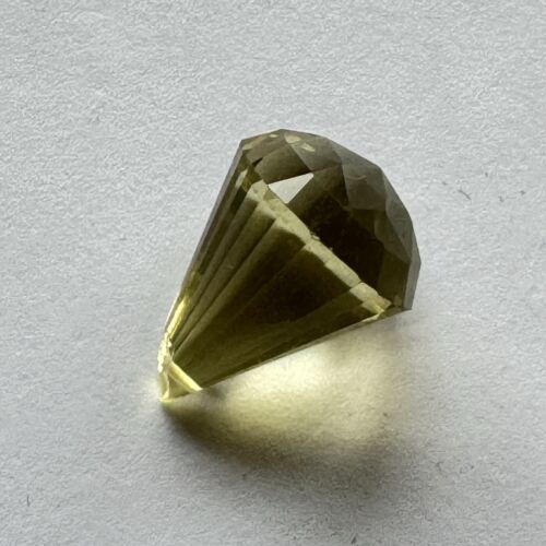 Beautiful Fancy Yellow Citrine In A Rare Cut With Inclusions