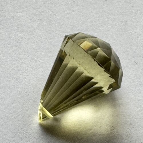 Beautiful Fancy Yellow Citrine In A Rare Cut With Inclusions