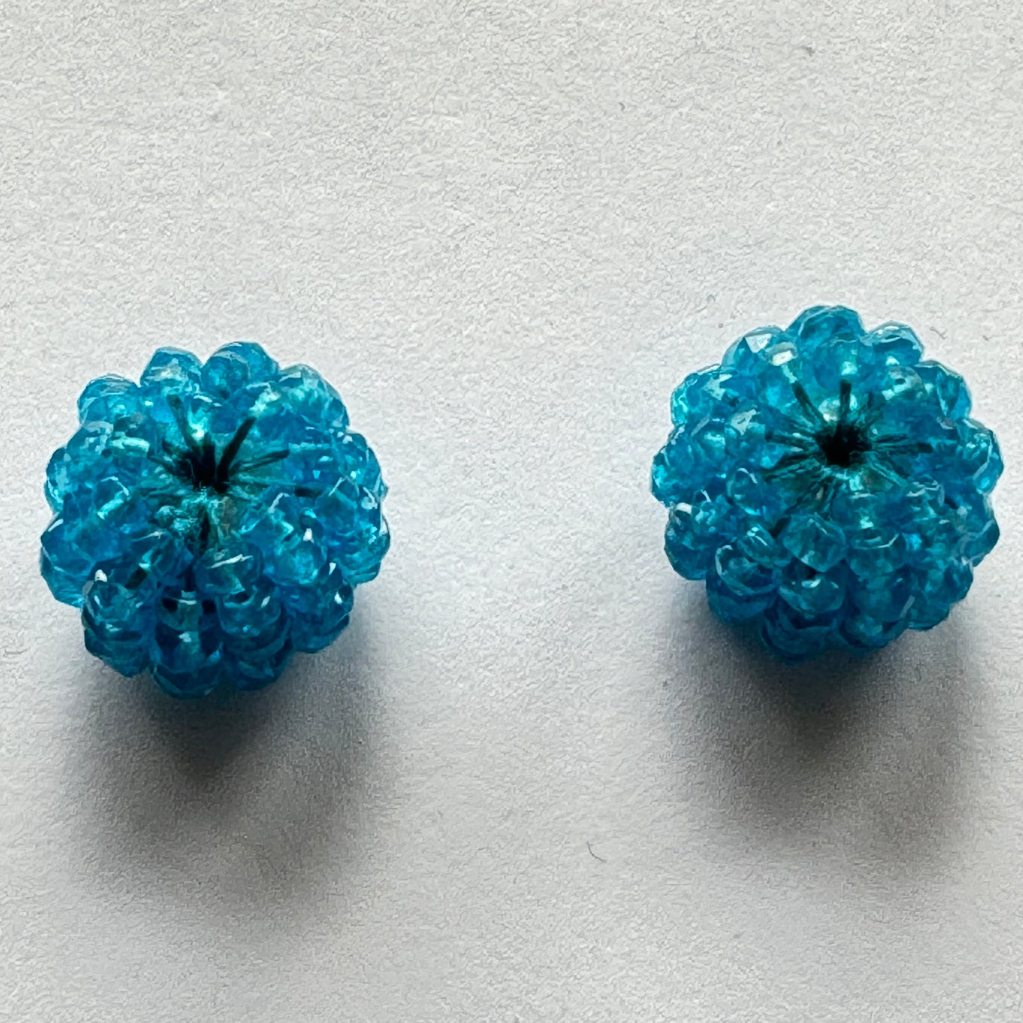 Apatite Pair With Raised Pearls Set of 2
