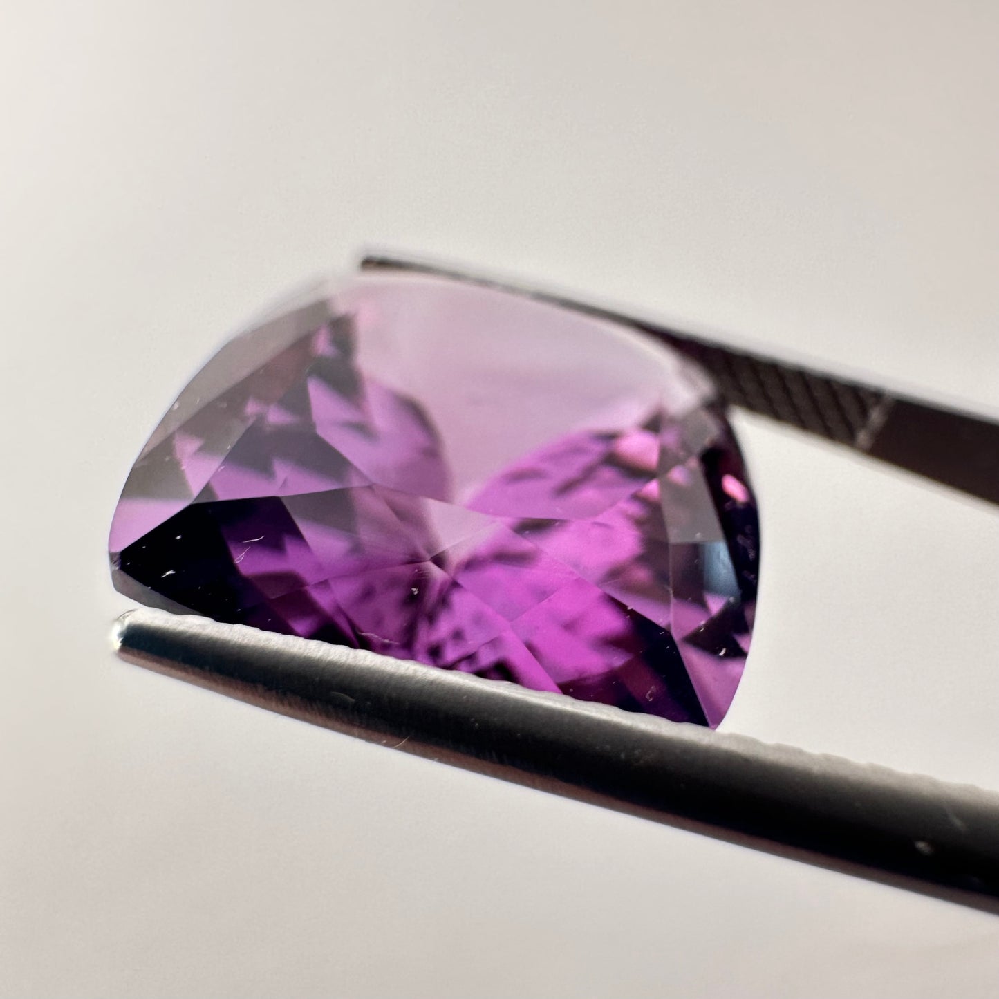 Radiant Beauty of Antique Cut Amethyst 12.12cts