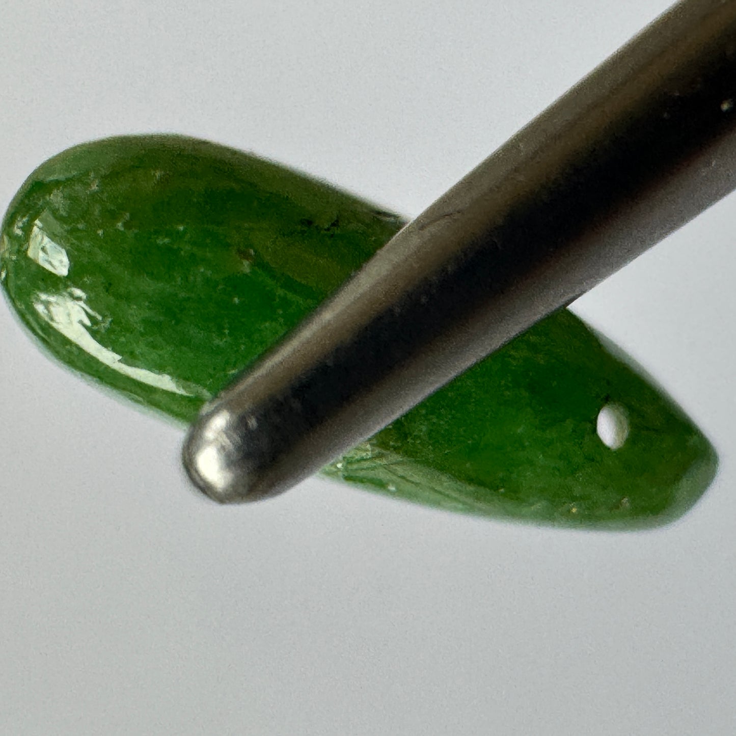 15 Pieces Wonderful Green Tsavorite Drops Loose Beads 3.5mm -5.5mm
