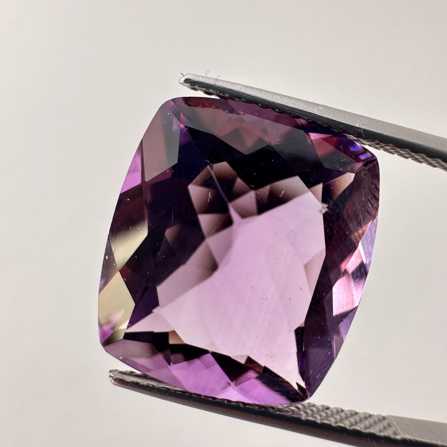 Radiant Beauty of Antique Cut Amethyst 12.12cts