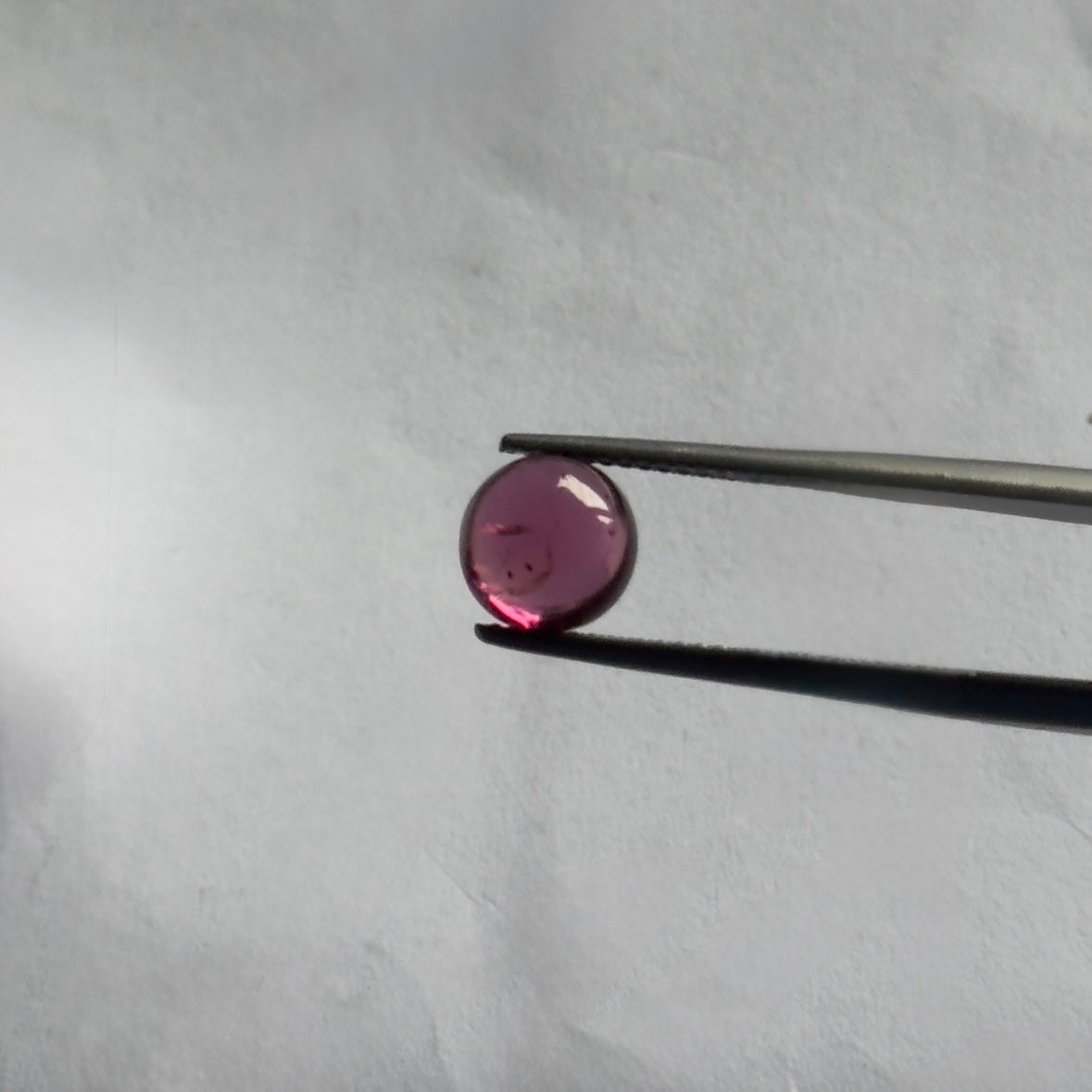 Rhodolite Round Cabochon 8mm
