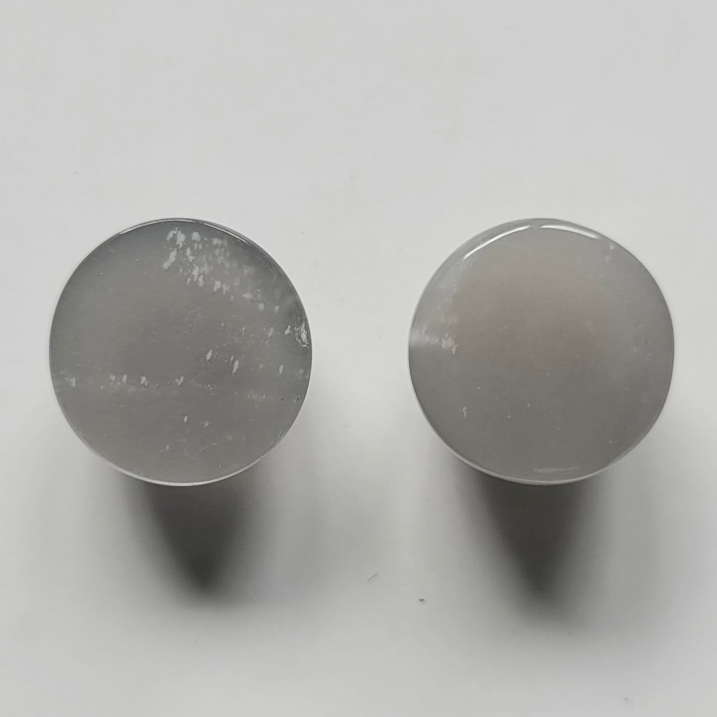 Grey Moonstone Cabochon Pair