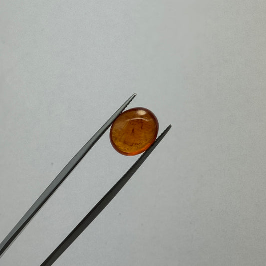 Warmth Orange and glossy Mandarin Garnet Cabochon - 7,14cts