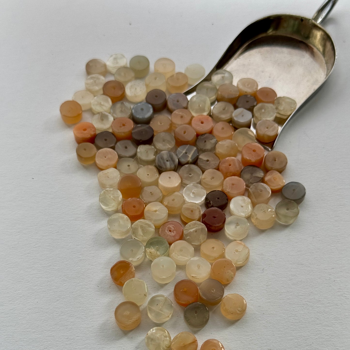 Moonstone Buttons Loose Beads