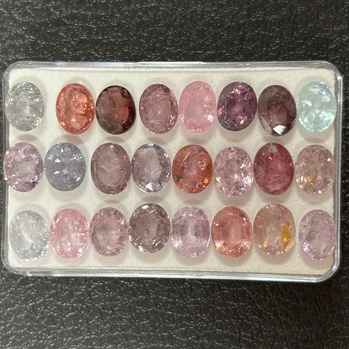 1 piece Spinel Oval Faceted With Inclusions Approx. 8-8.4 x 6-6.8 mm 1.7 Cts.