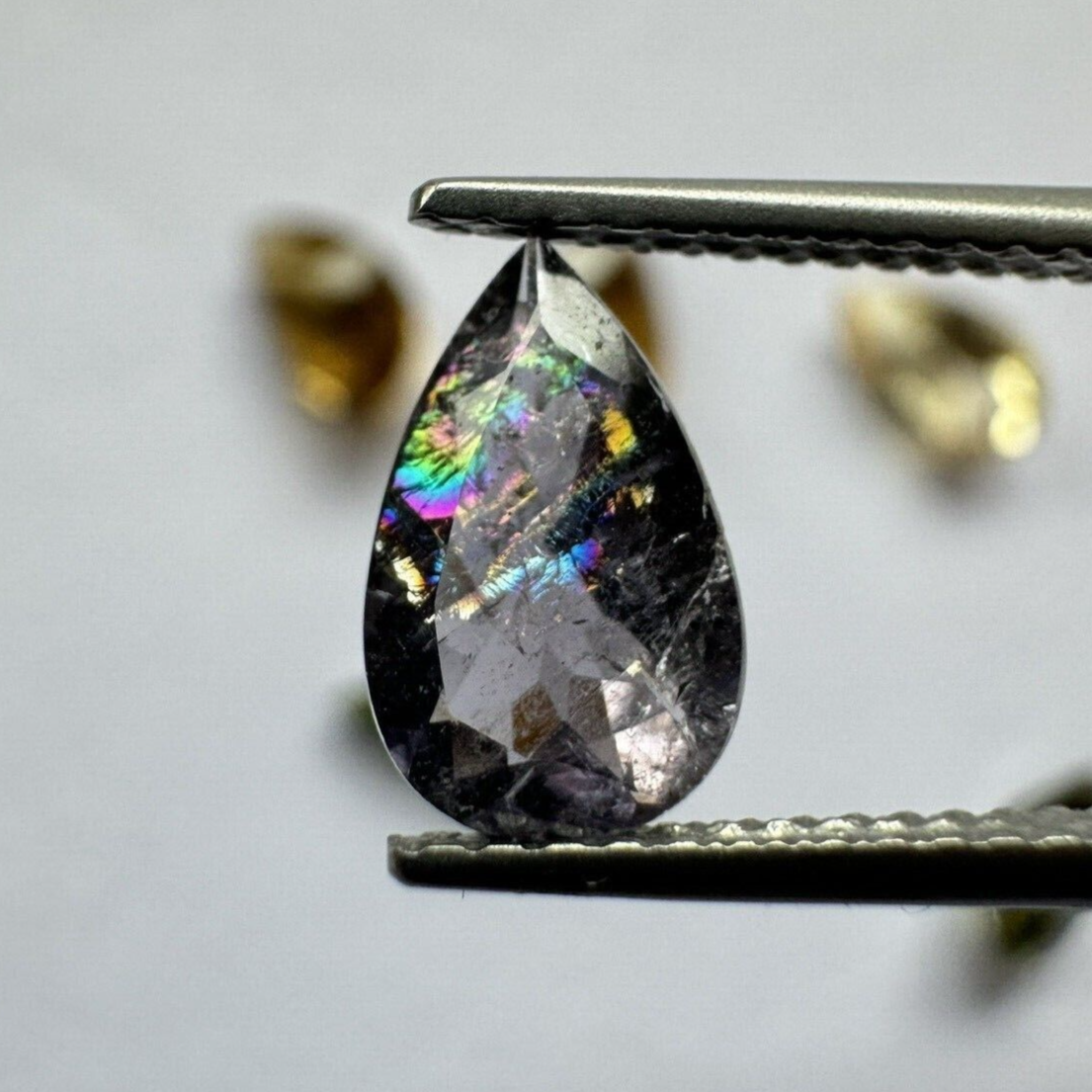 Tourmaline Drop Faceted in Great Colours