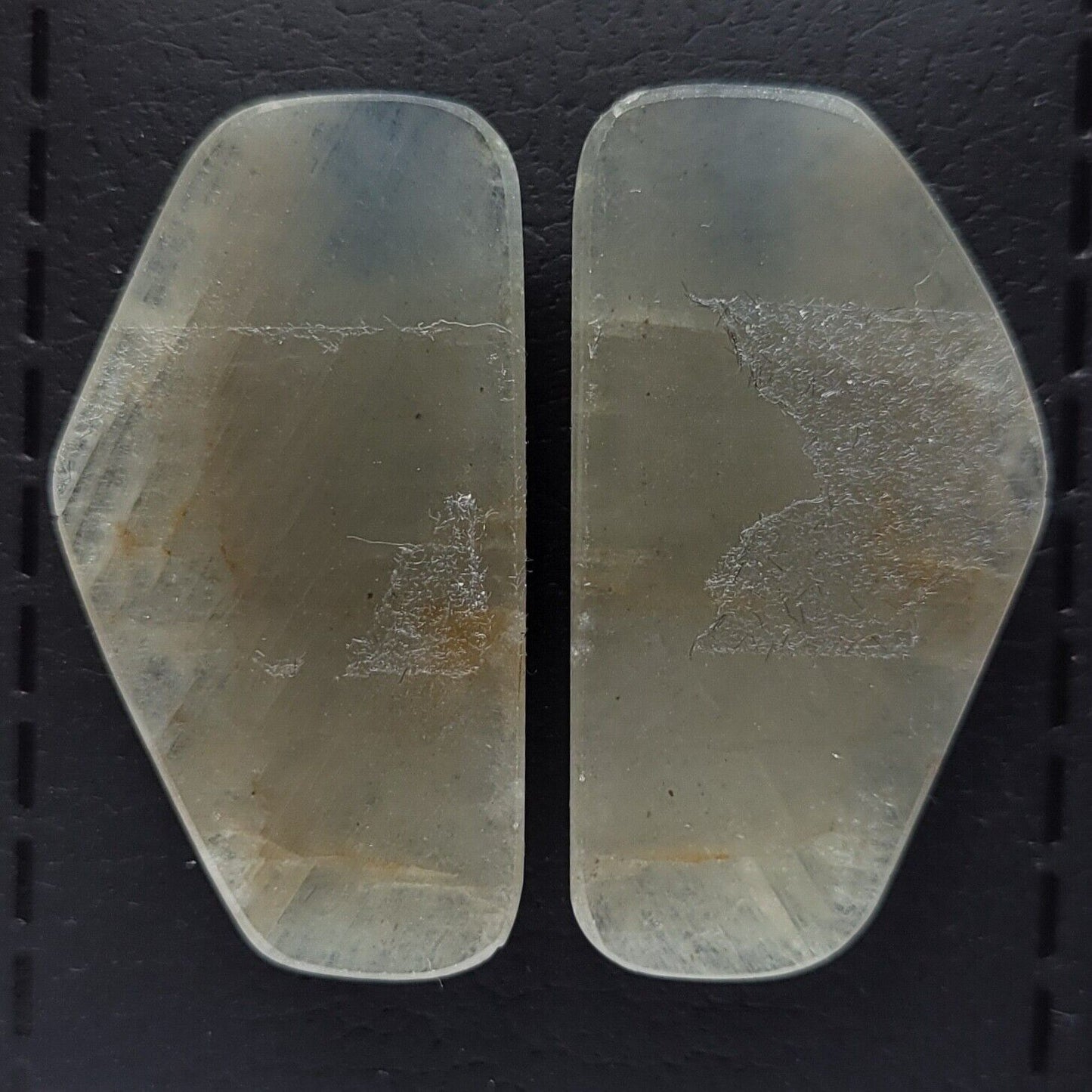 Sapphire Rose Cut Couple With Flat Back A Rare Find 45.64 Carat