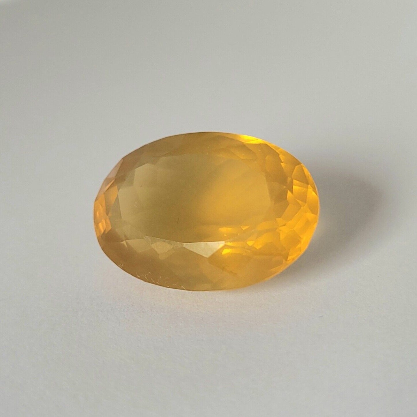 Tourmaline Orange Oval Cut Faceted Top Quality 24.3 x 17.4 mm 138.96 Carats