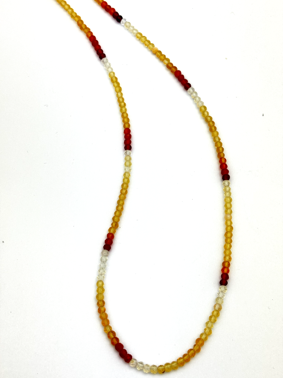 AAA+ Mexican Fire Opal Faceted Round 3mm Beads String Of 42 Cm