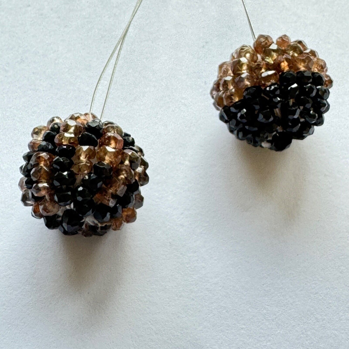 Gemstone Couple With Raised Pearls In A Beach, Very Beautiful Couples Apatite And Spinel