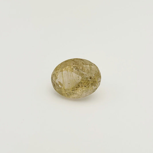 Rutilquarz Oval Natur zweifarbig facettiert