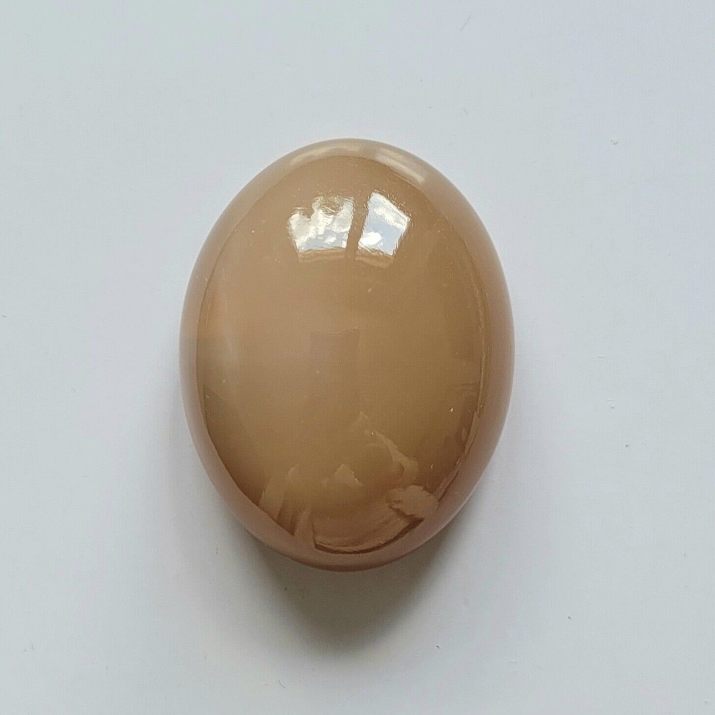 Moonstone Brown Oval Cabochon Shiny Gemstones 36.8 x 28.4 mm 111.92 Carat