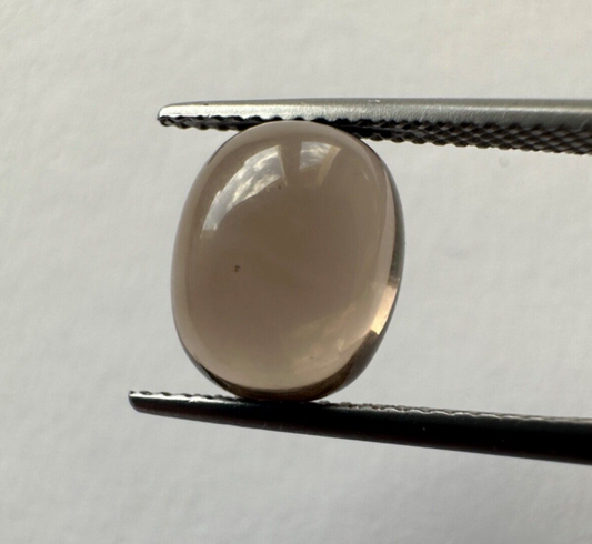 Rauchtopas Cabochon Oval 11,12mm x 0,09mm 3,96cts