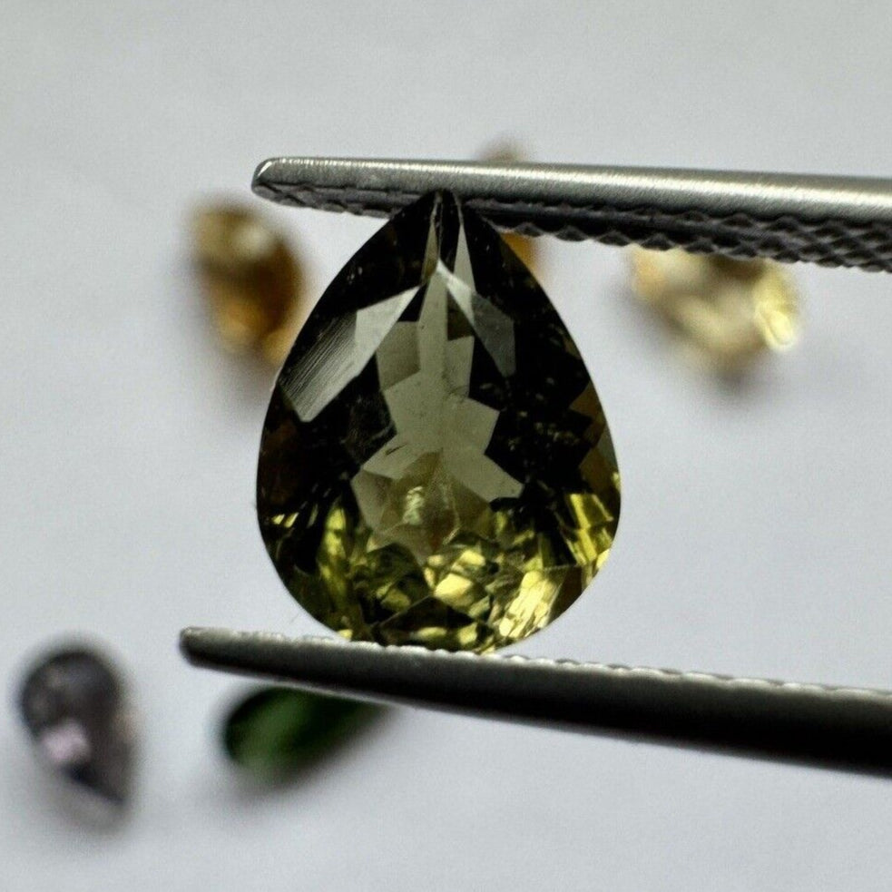 Tourmaline Drop Faceted in Great Colours