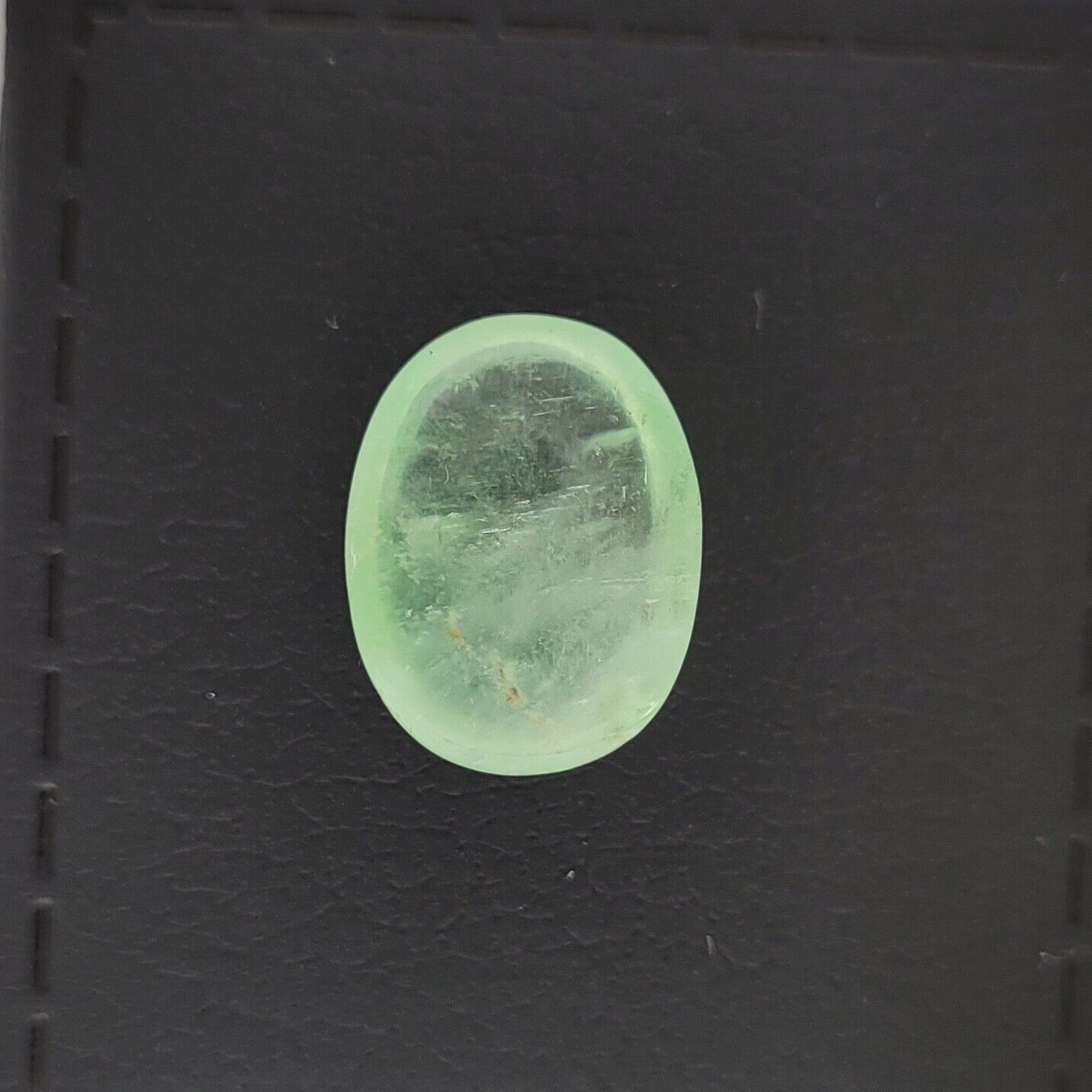Aquamarine Oval Cabochon Shiny Gemstones 15.8 x 12.1 mm 8.84 Carat