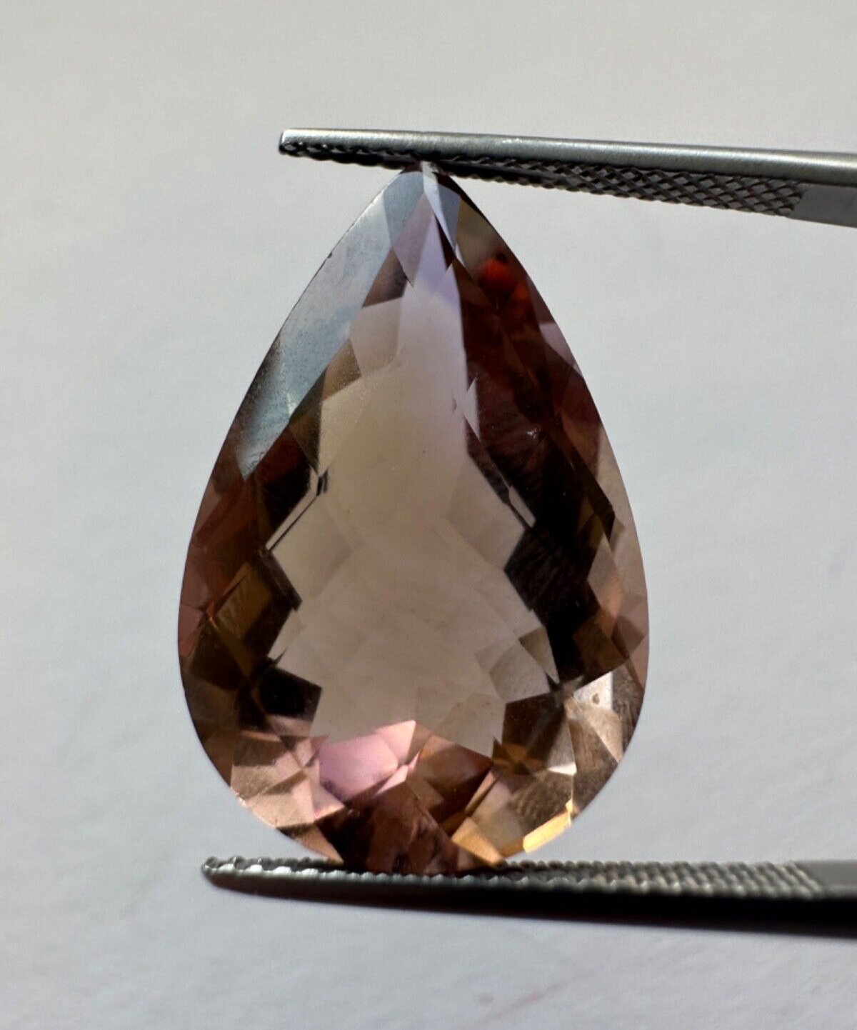 Ametrine Drop Faceted 22mm x 19,6mm 16,19cts