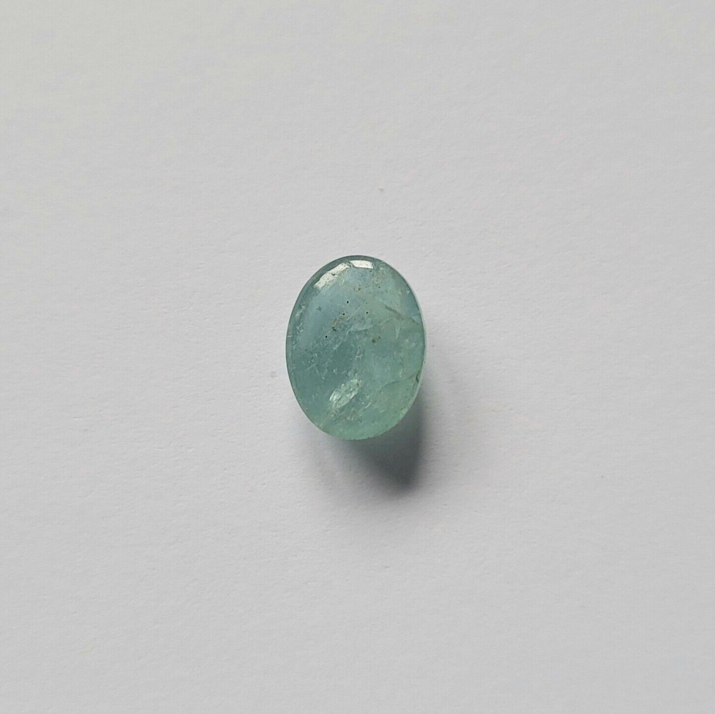 Aquamarine Natural Blue Oval Cut Cabochon Glossy