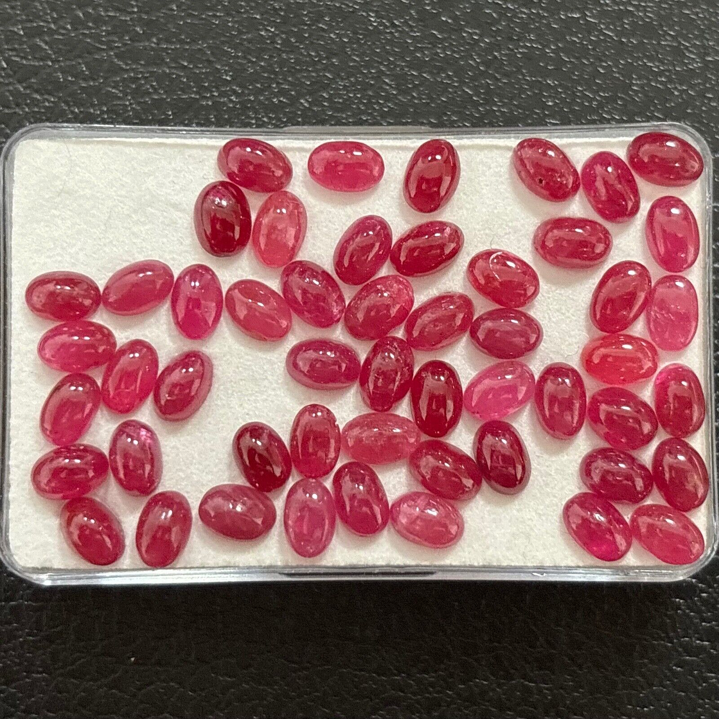 1 Piece Real Ruby Red Oval Cabochons With Inclusions Selection Of 50 Pieces