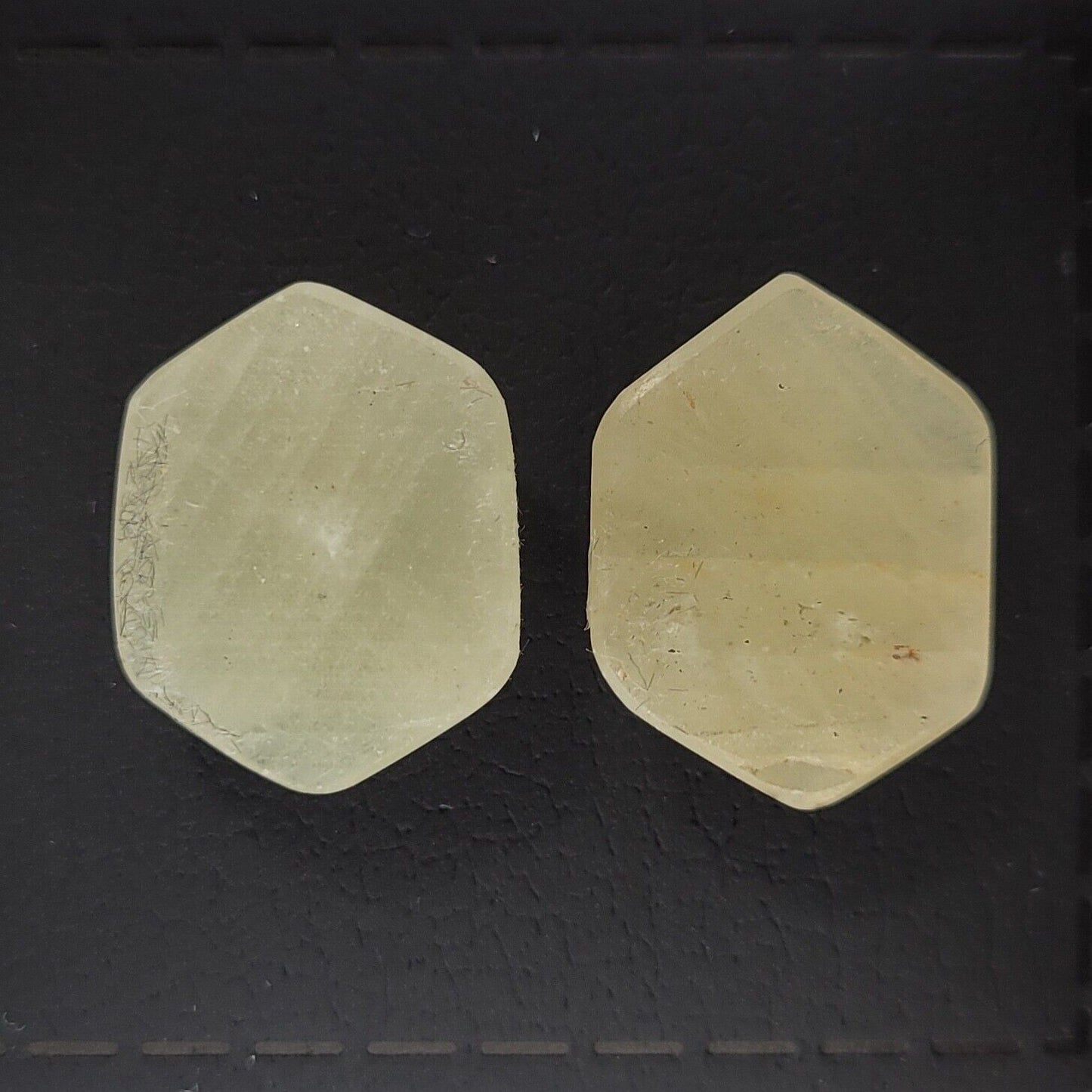 Sapphire Rose Cut Pair With Flat Back A Rare Find