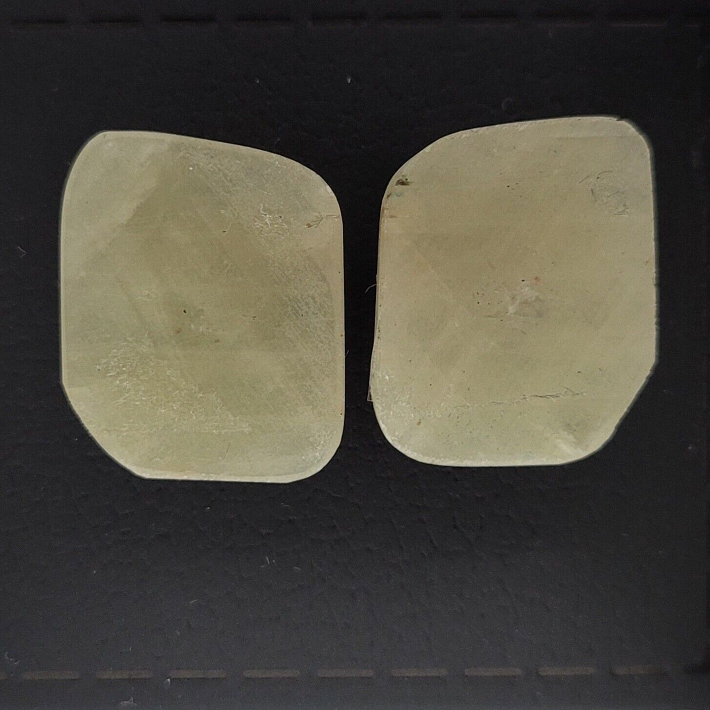 Sapphire Rose Cut Pair With Flat Back A Rare Find