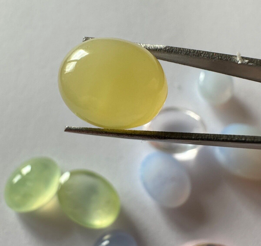 Delicate Pastel Shades In Multicolour Cabochons Pack Of 11