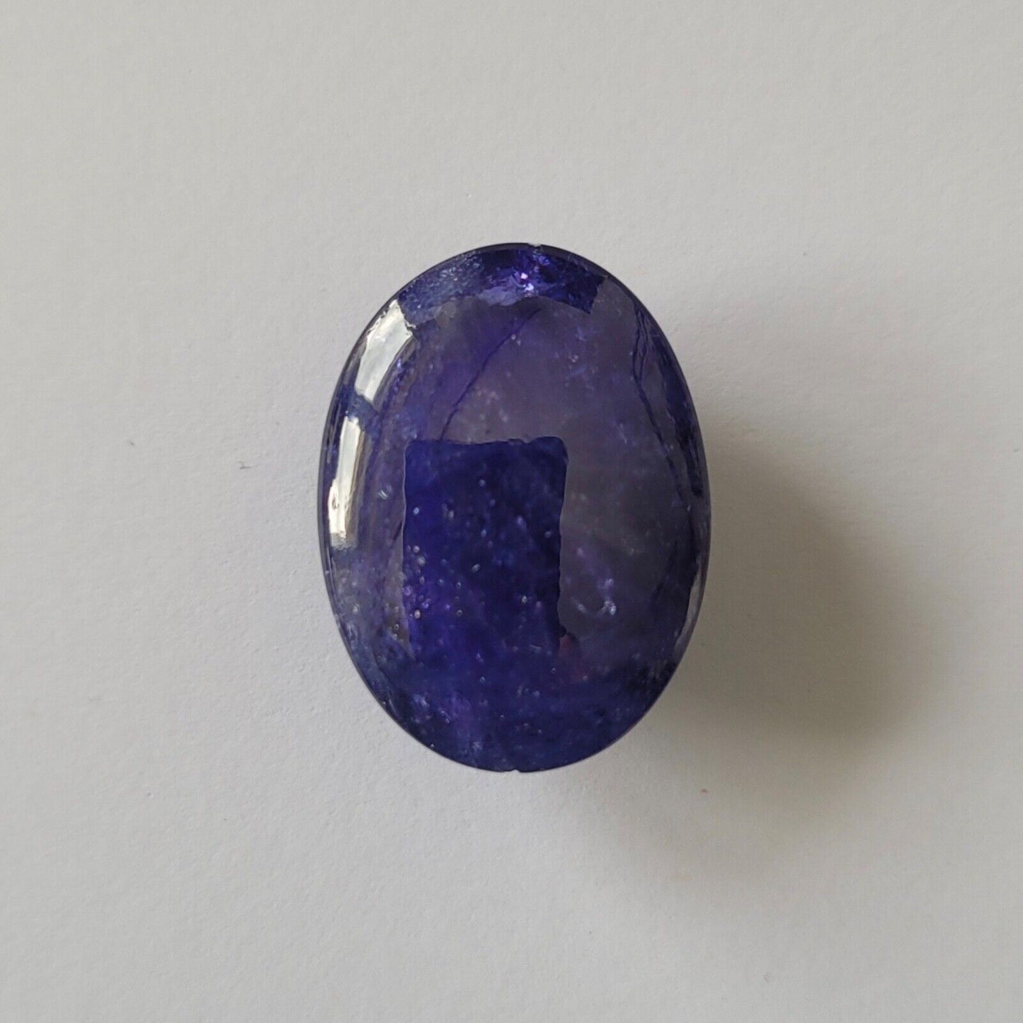 Tanzanite Natural Blue Cabochon 24.5 x18 mm 44,80 Carats From Tanzania