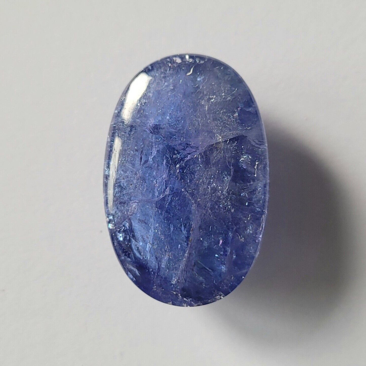 Tanzanite Natural Blue Cabochon 28 x18.5 mm 53,22 Carats Huge From Tanzania