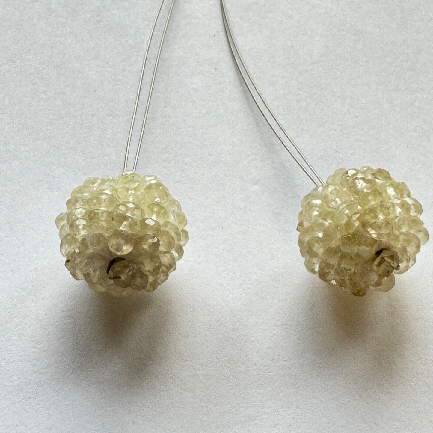 Gemstone Couple With Raised Pearls In A Beach, Very Beautiful Couples Apatite And Spinel