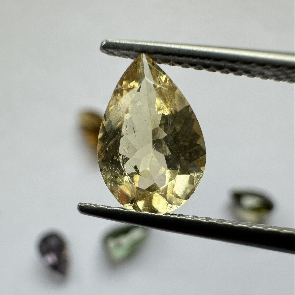Tourmaline Drop Faceted in Great Colours