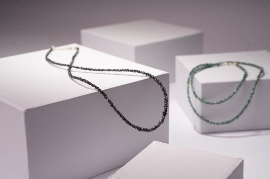 Black Diamond Necklace, 45 cm – view 4 of 5