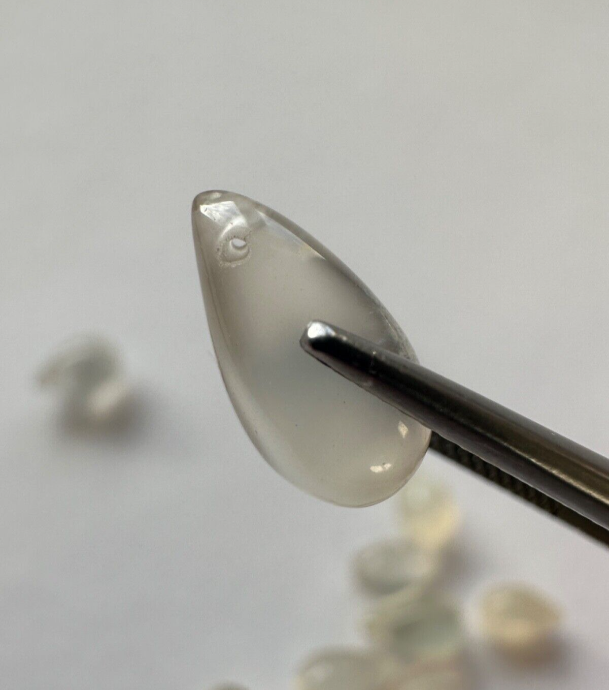 Variety Pack Beautiful Drops Loose Beads White Moonstone Drilled