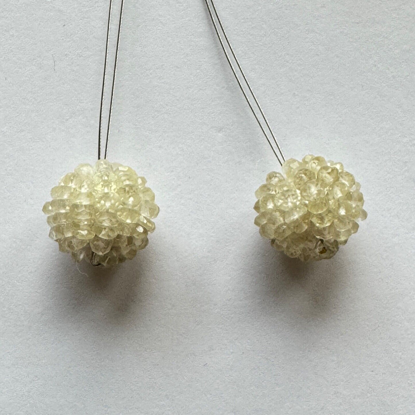 Gemstone Couple With Raised Pearls In A Beach, Very Beautiful Couples Apatite And Spinel