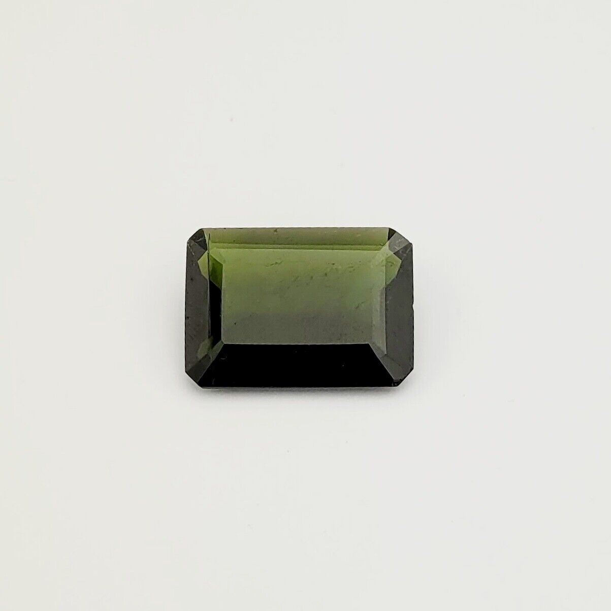 Tourmaline Green Faceted Emerald Cut Giant 25,3 x 18,2 mm 27,86 Carat
