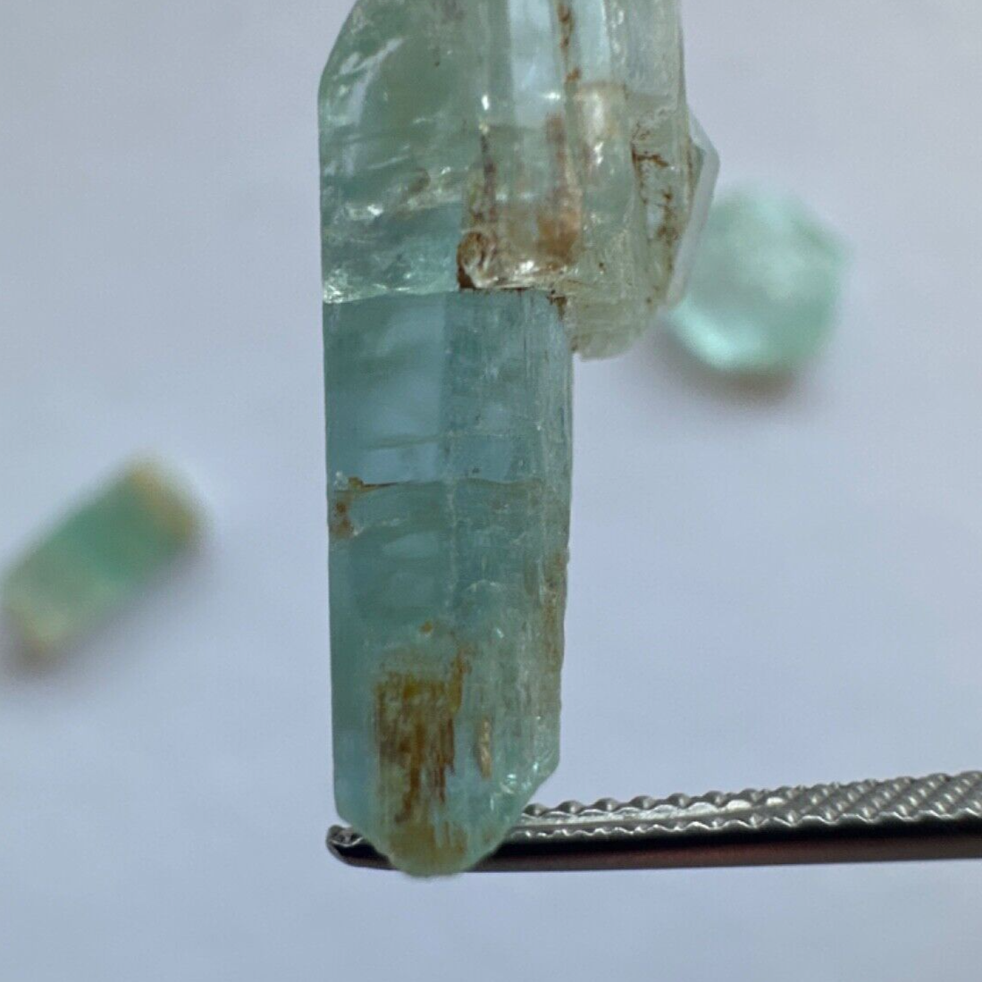 Raw Aquamarine fragments, Great shades of blue, per bag approx. 63cts to 78cts of roh aquamarines