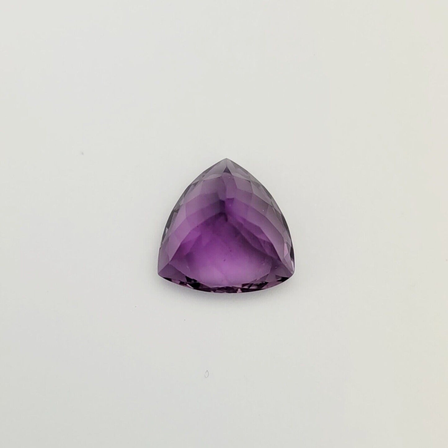 Amethyst Purple Faceted Trillion Cut Top Quality