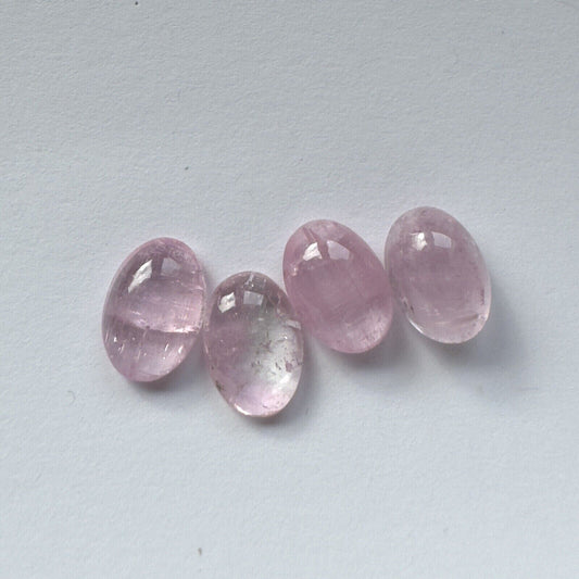 1 piece Pink Tourmaline Oval Cabochon with Inclusions 14 x 10mm 7,23cts